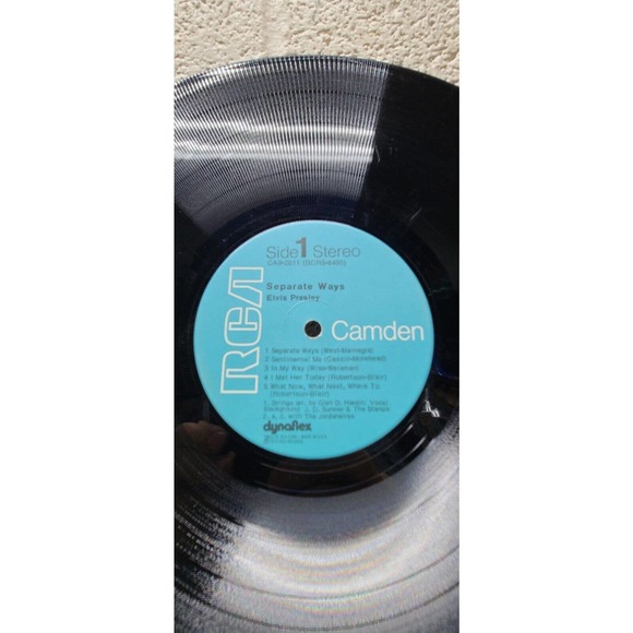 Elvis “Separate Ways” (RCA Records 1972) CAS-2611 Vinyl Record LP Album - Picture 4 of 4